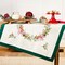 Herrschners Christmas Greenery Table Topper Stamped Embroidery Kit